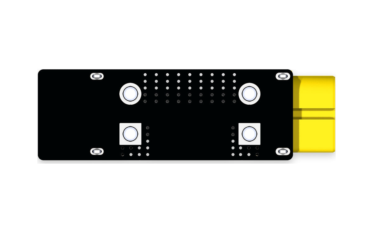 50A inline fuse board, bottom view