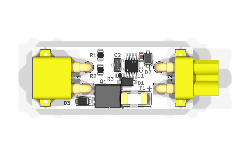 18S–30S Charge Port Ideal Diode + Fuse Board