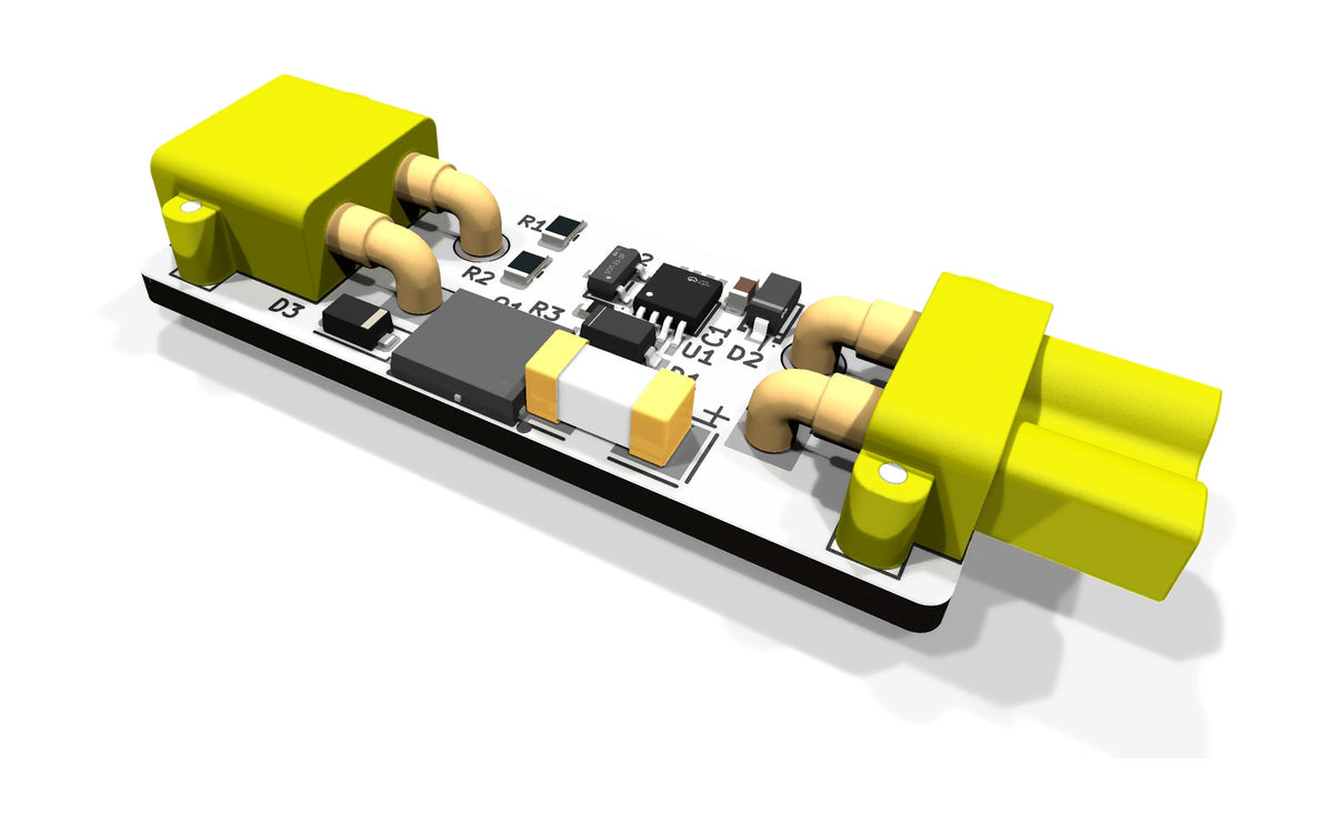 18S–30S Charge Port Ideal Diode + Fuse Board