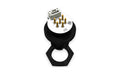 XR footpad plug board, white PCB with Switchcraft EN3 connector