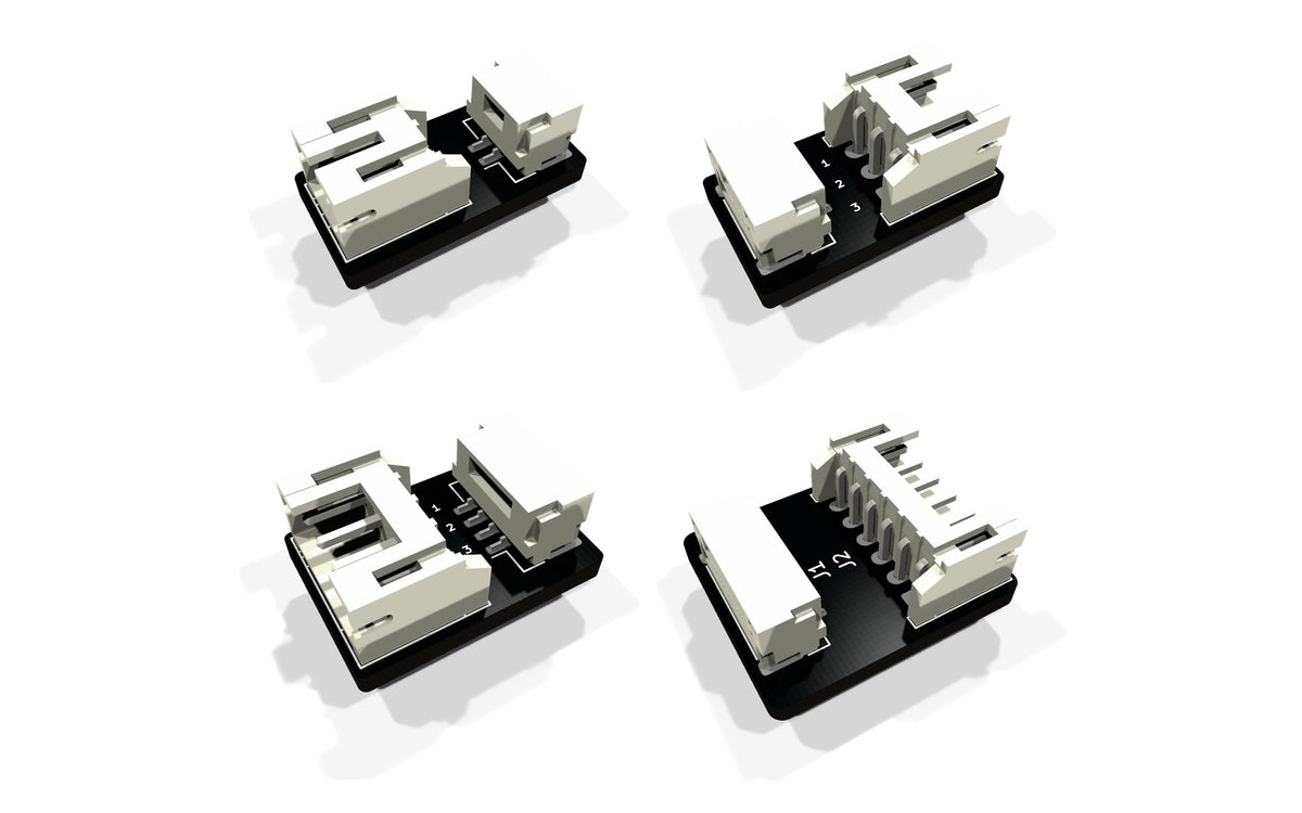 PH to GH adapter bundle: 2, 3, 4 and 6 pin boards
